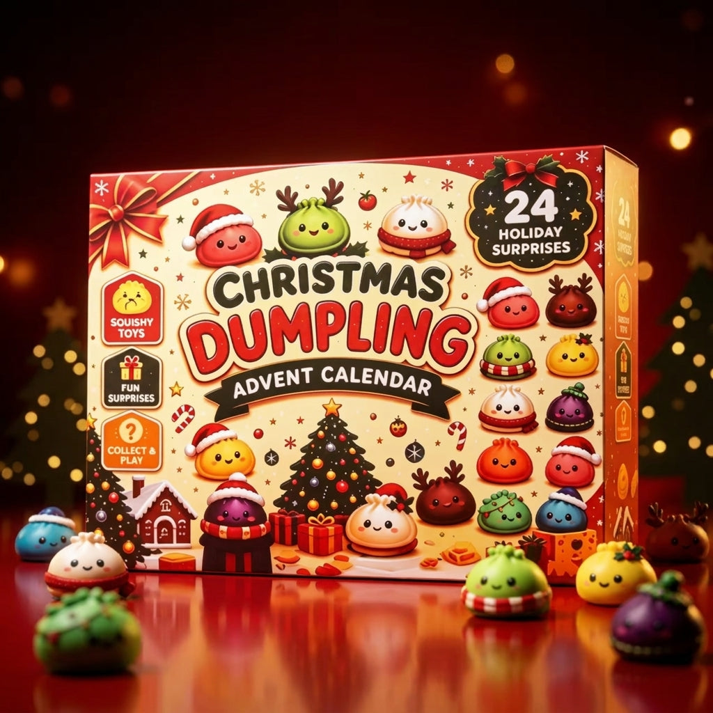 Christmas Countdown Dumpling Calendar